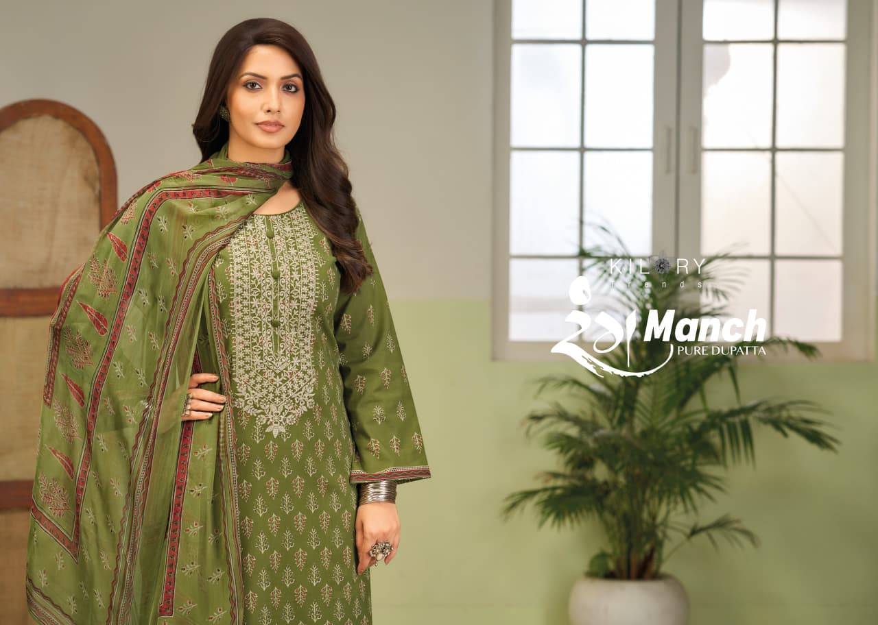 RANGMANCH By KILORY TRENDS 2591 To 2596 Series Beautiful Festive Suits Colorful Stylish Fancy Casual Wear PURE LAWN COTTON Dresses At Wholesale Price